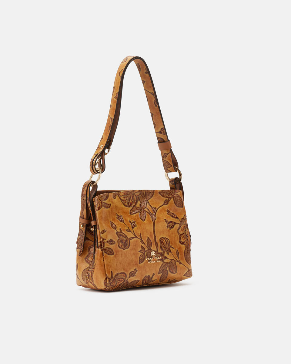 HOBO BAG Beige  - Schultertaschen - Damen Taschen - Tasche - Cuoieria Fiorentina