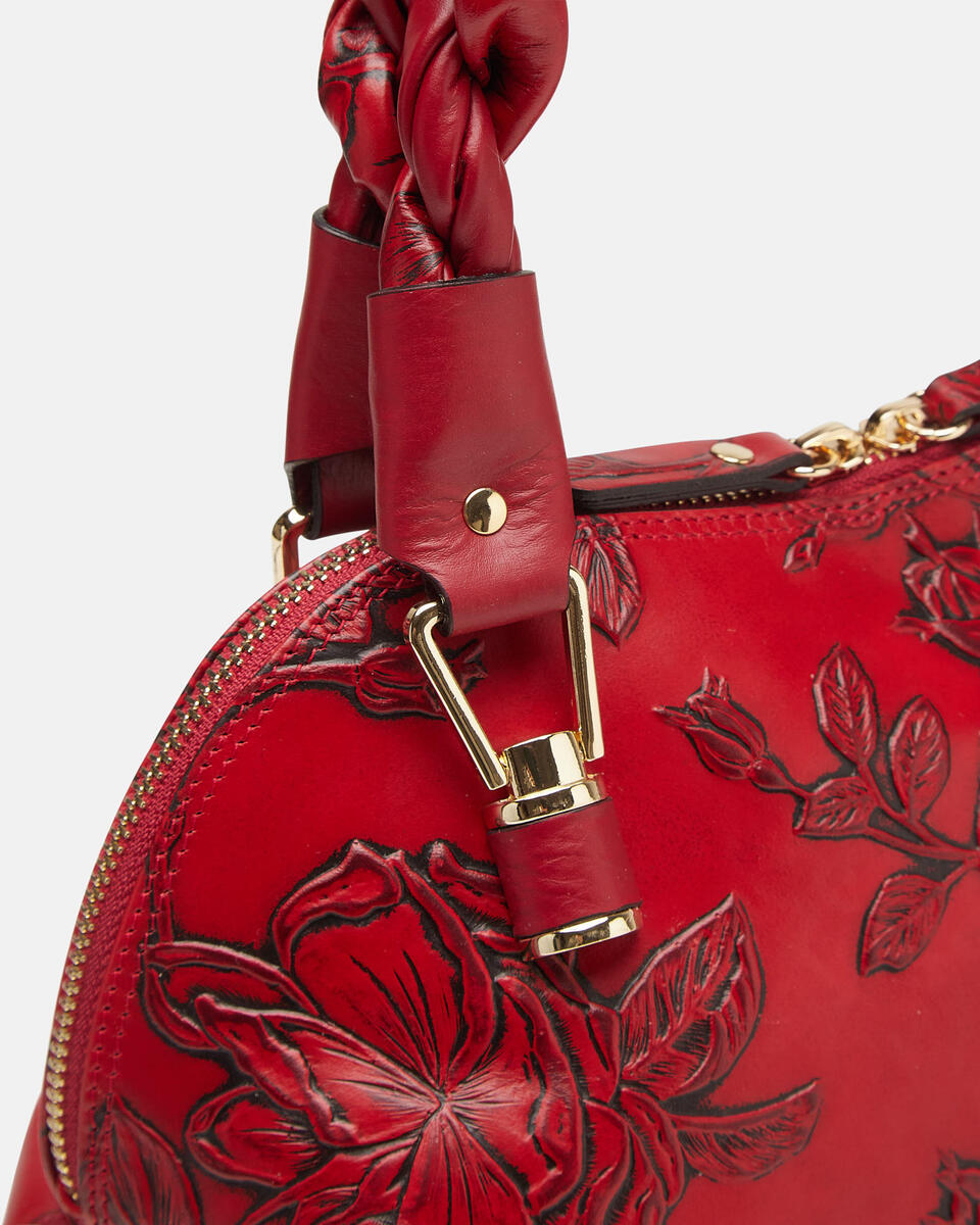 HANDTASCHE Rot  - Handtaschen - Damen Taschen - Tasche - Cuoieria Fiorentina