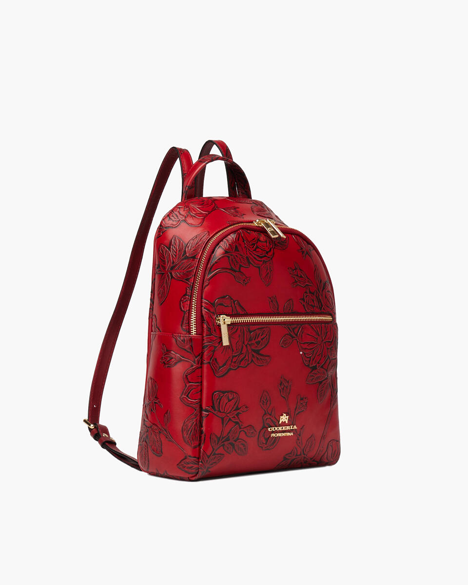 RUCKSACK Rot  - Rucksack - Damen Taschen - Tasche - Cuoieria Fiorentina