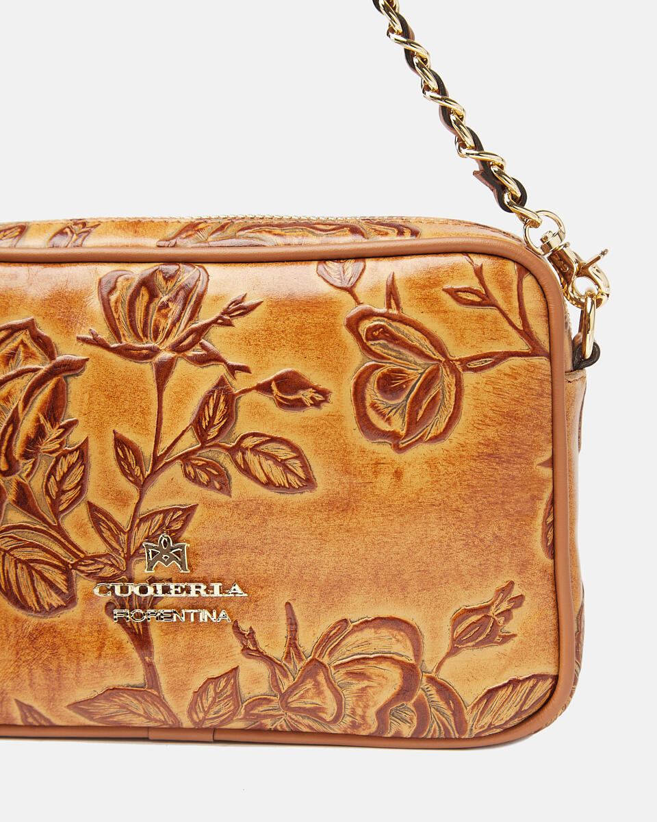 Camera bag Beige  - Mini Bags - Damen Taschen - Tasche - Cuoieria Fiorentina