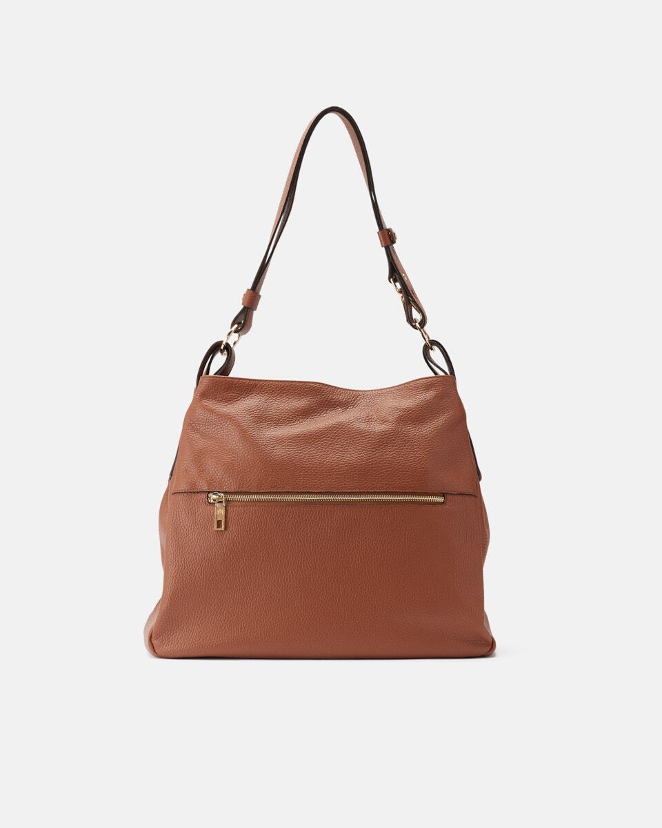 HOBO BAG Karamell  - Schultertaschen - Damen Taschen - Tasche - Cuoieria Fiorentina