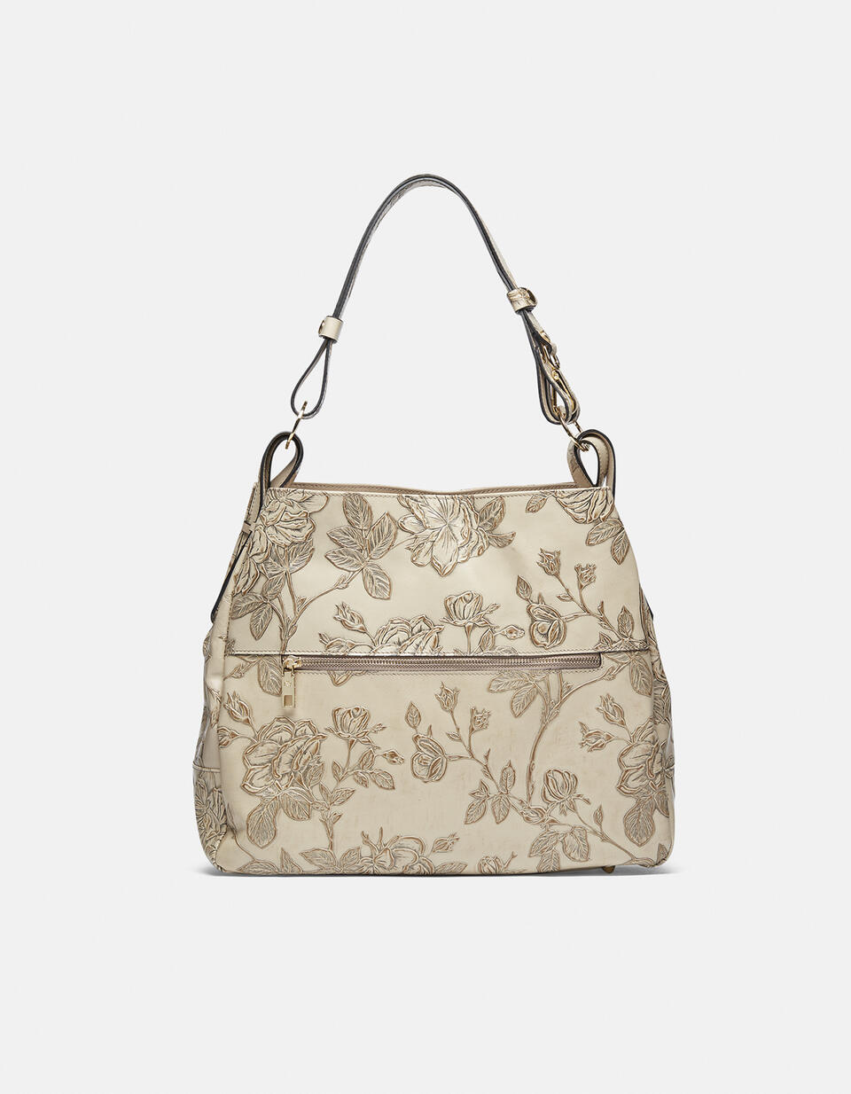 Grosse hobo Taupe  - Schultertaschen - Damen Taschen - Tasche - Cuoieria Fiorentina