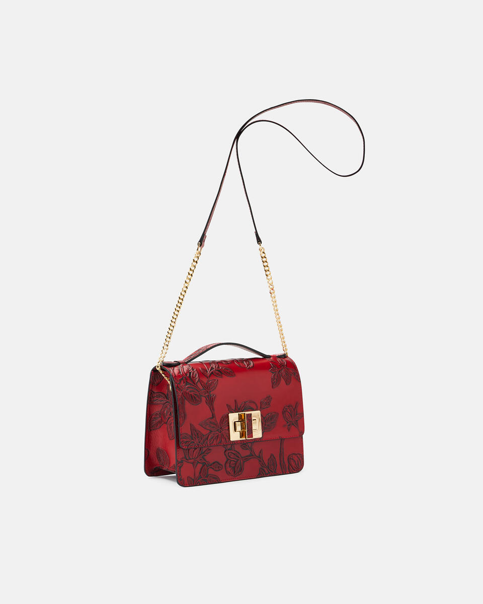 CLUTCH BAG Rot  - Mini Bags - Damen Taschen - Tasche - Cuoieria Fiorentina