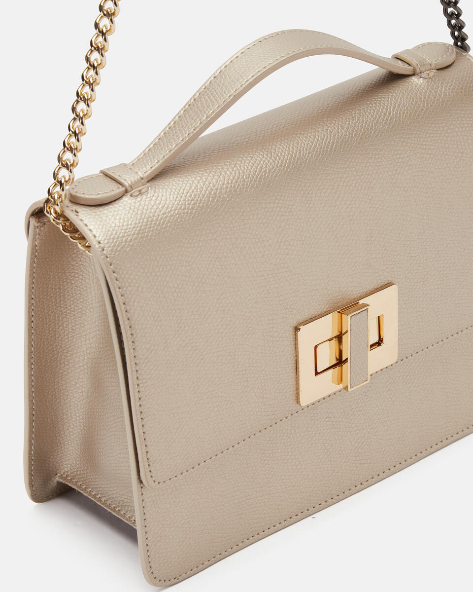 CLUTCH BAG Gold  - Mini Bags - Damen Taschen - Tasche - Cuoieria Fiorentina