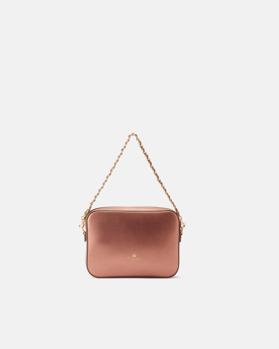 Camera bag Rose gold  - Mini Bags - Damen Taschen - Tasche - Cuoieria Fiorentina