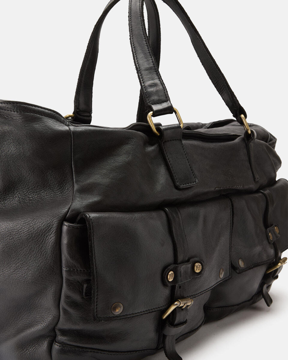 WEEKEND BAG Schwarz  - Reisentaschen - Herren Taschen - Tasche - Cuoieria Fiorentina