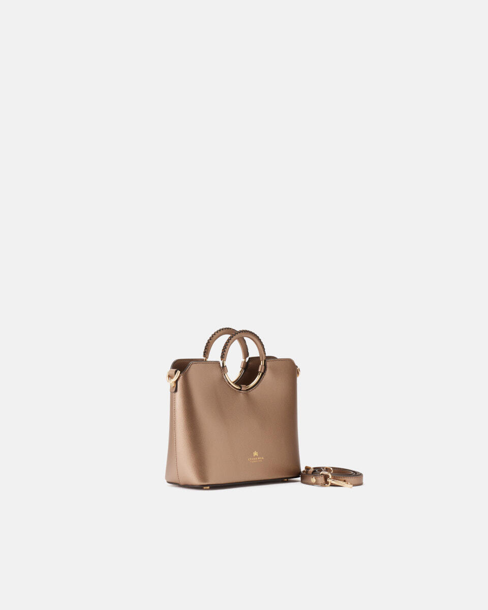 KLEINE HANDTASCHE Bronze  - Handtaschen - Damen Taschen - Tasche - Cuoieria Fiorentina