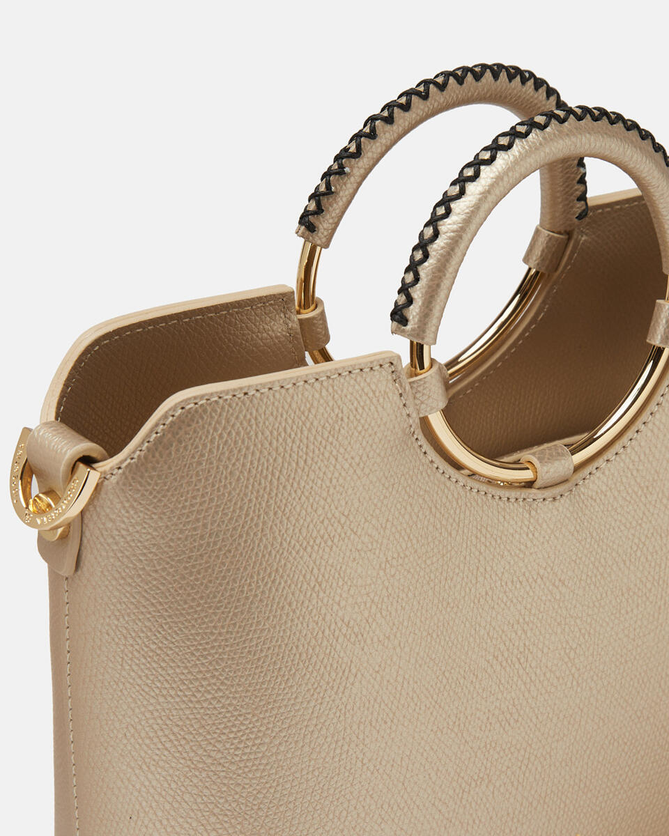 KLEINE HANDTASCHE Gold  - Handtaschen - Damen Taschen - Tasche - Cuoieria Fiorentina