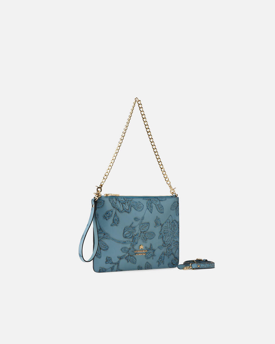 pochette Hellblau  - Handtaschen - Damen Taschen - Tasche - Cuoieria Fiorentina