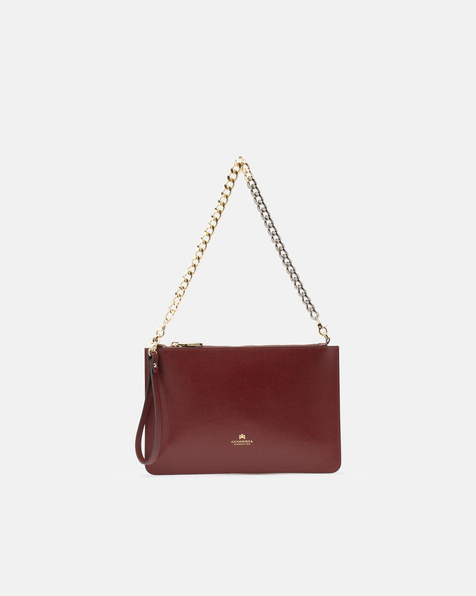 POCHETTE Bordeaux  - Handtaschen - Damen Taschen - Tasche - Cuoieria Fiorentina