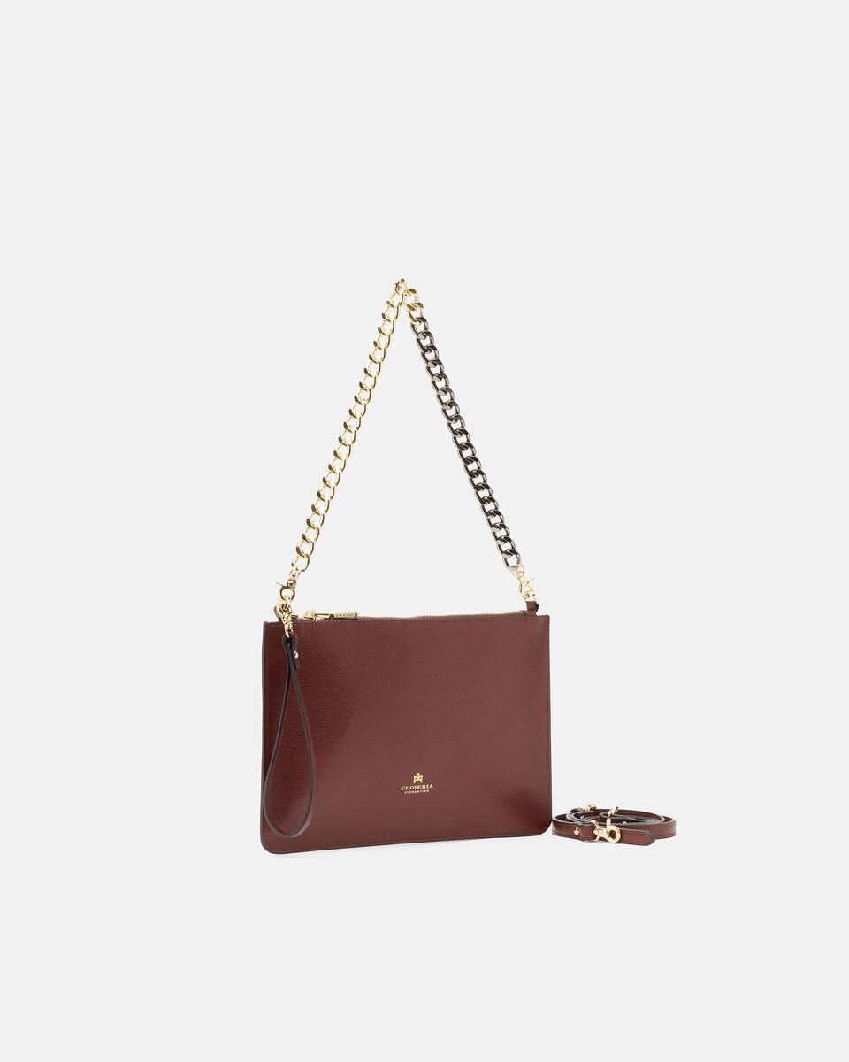 POCHETTE Bordeaux  - Handtaschen - Damen Taschen - Tasche - Cuoieria Fiorentina