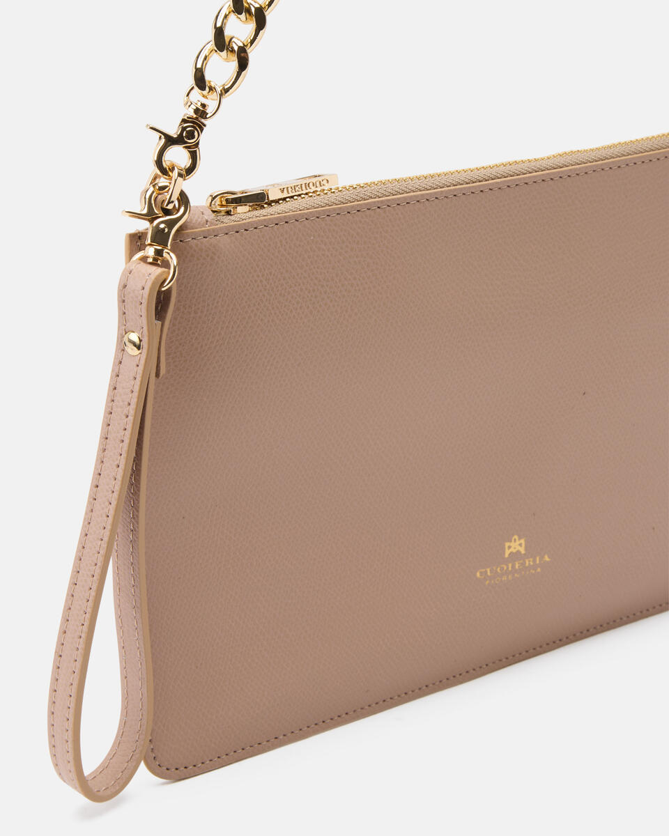 POCHETTE Nude  - Handtaschen - Damen Taschen - Tasche - Cuoieria Fiorentina