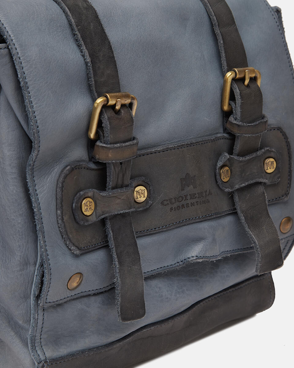 Kleine Messenger Denim  - Schultergut - Herren Taschen - Tasche - Cuoieria Fiorentina