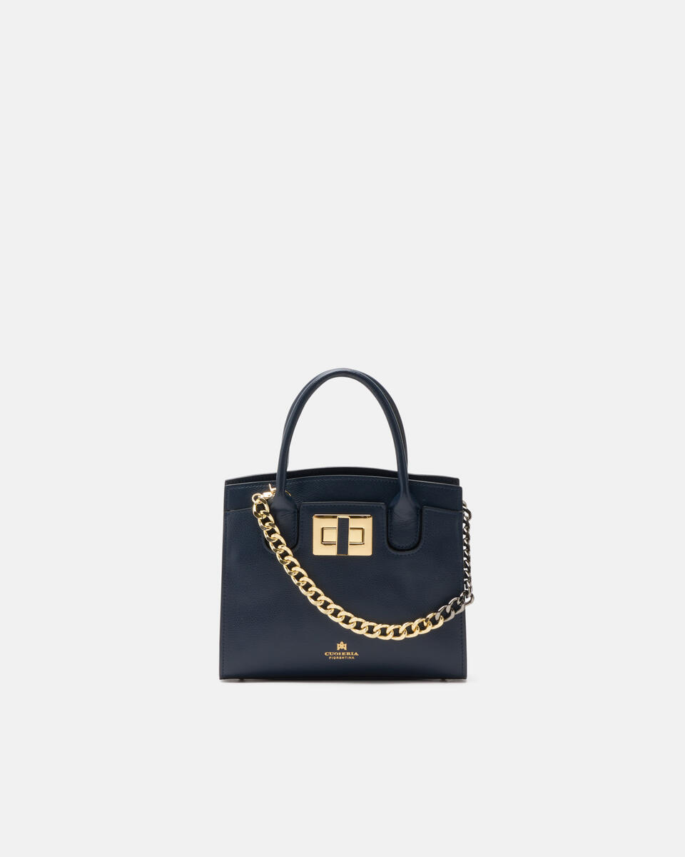 Kleine Handtasche Navy  - Handtaschen - Damen Taschen - Tasche - Cuoieria Fiorentina