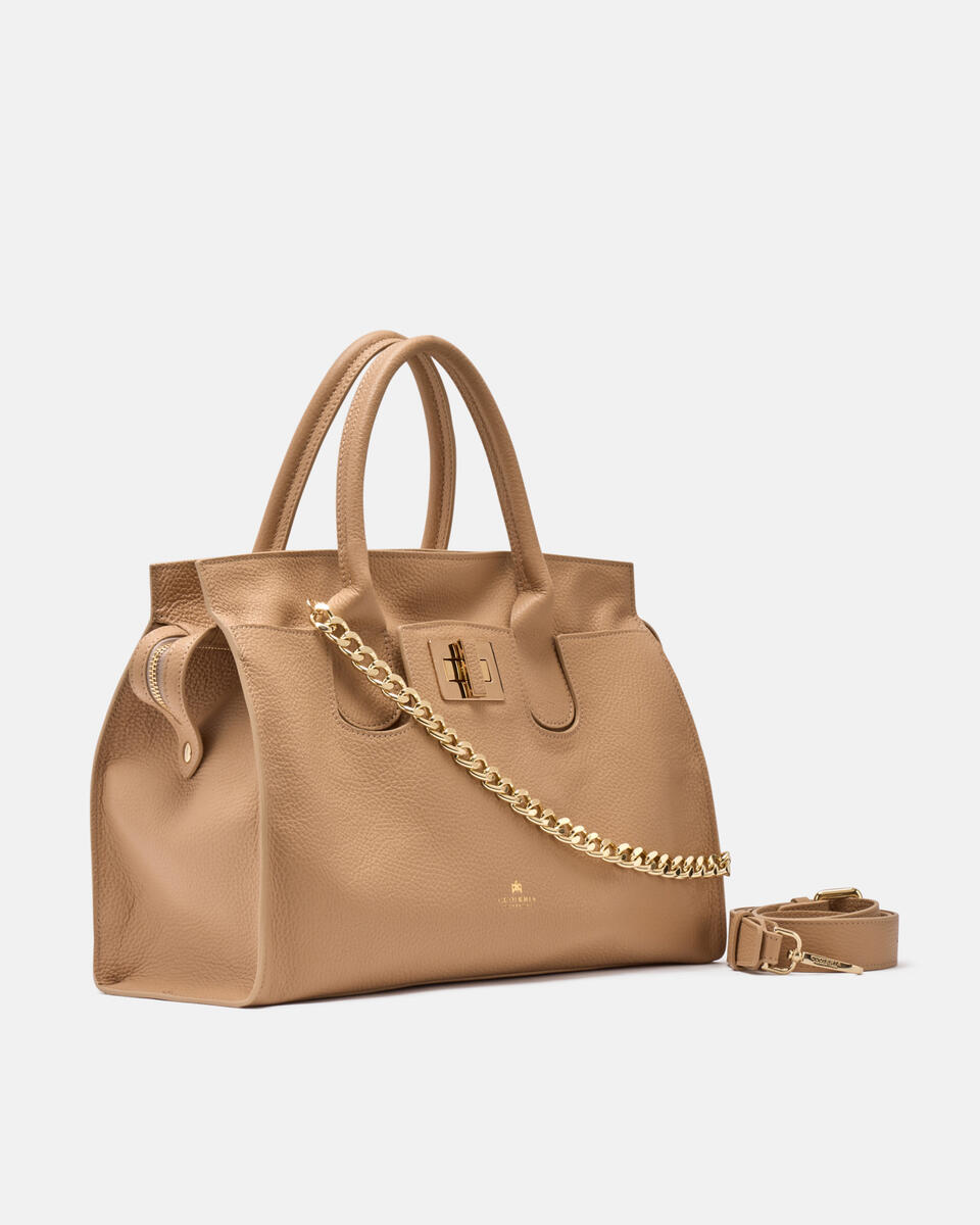 GROSSE HANDTASCHE Nude  - Handtaschen - Damen Taschen - Tasche - Cuoieria Fiorentina