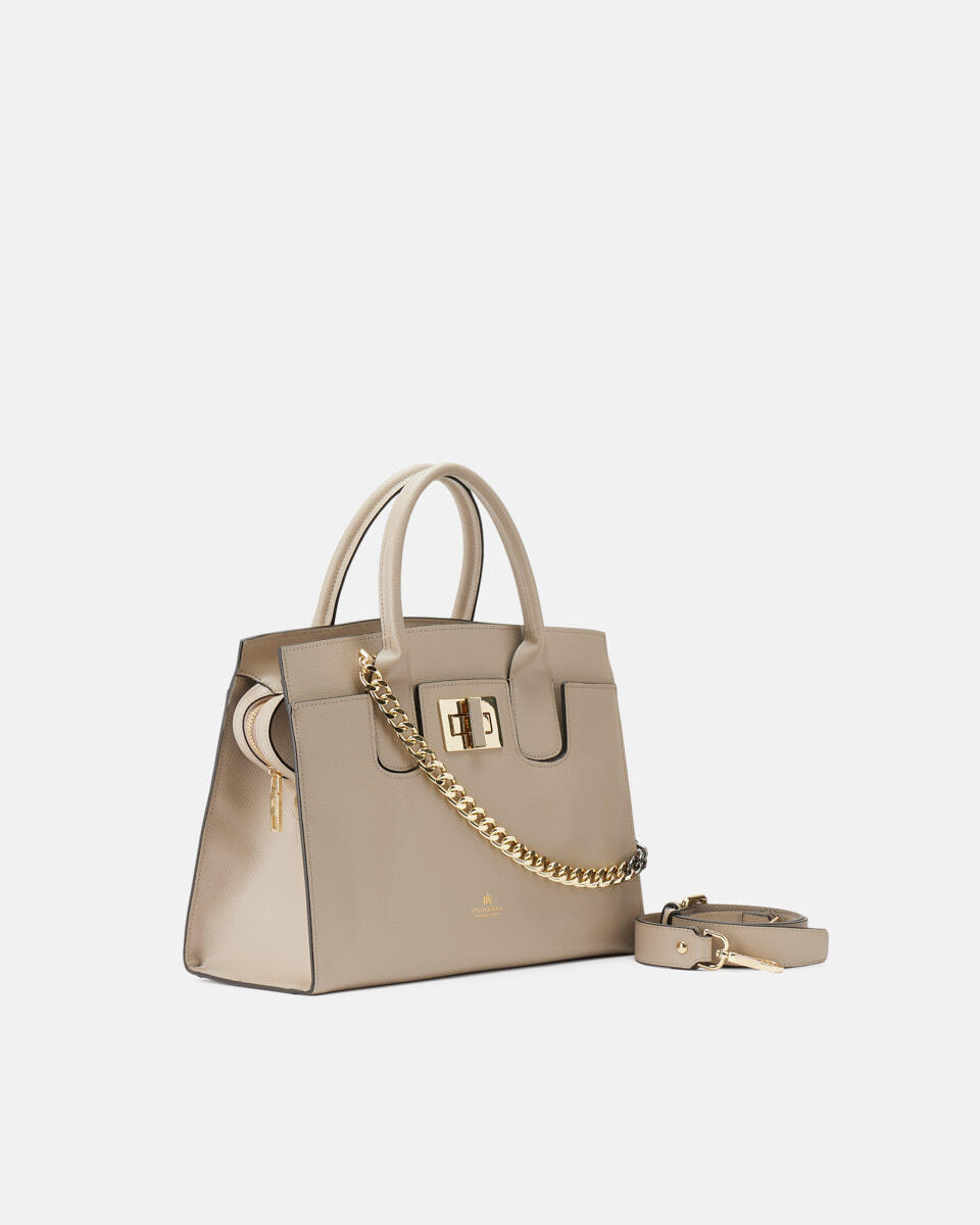 HANDTASCHE Taupe  - Handtaschen - Damen Taschen - Tasche - Cuoieria Fiorentina