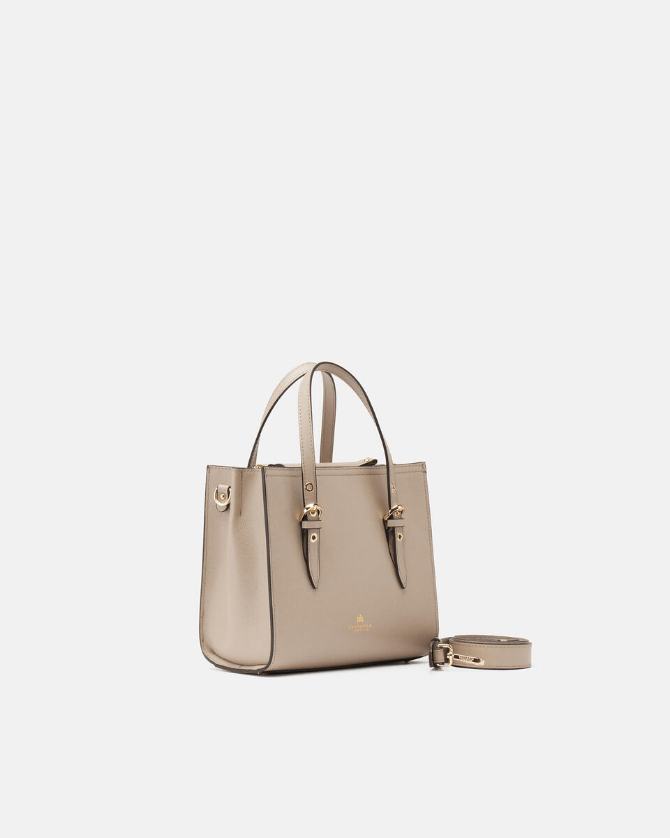 KLEINE HANDTASCHE Taupe  - Handtaschen - Damen Taschen - Tasche - Cuoieria Fiorentina