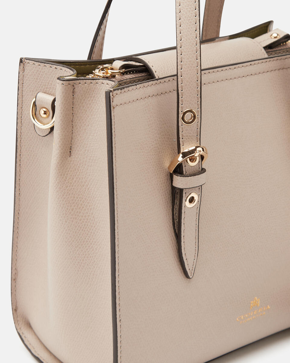 KLEINE HANDTASCHE Taupe  - Handtaschen - Damen Taschen - Tasche - Cuoieria Fiorentina