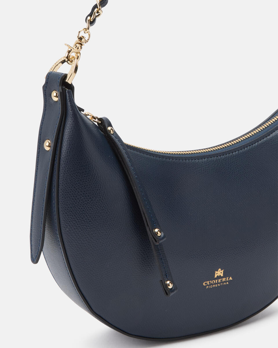 SCHULTERTASCHE Navy  - Schultertaschen - Damen Taschen - Tasche - Cuoieria Fiorentina