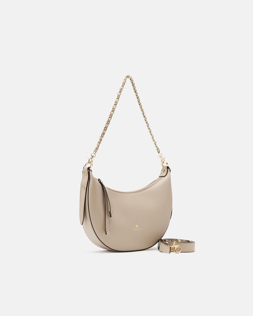 SCHULTERTASCHE Taupe  - Schultertaschen - Damen Taschen - Tasche - Cuoieria Fiorentina