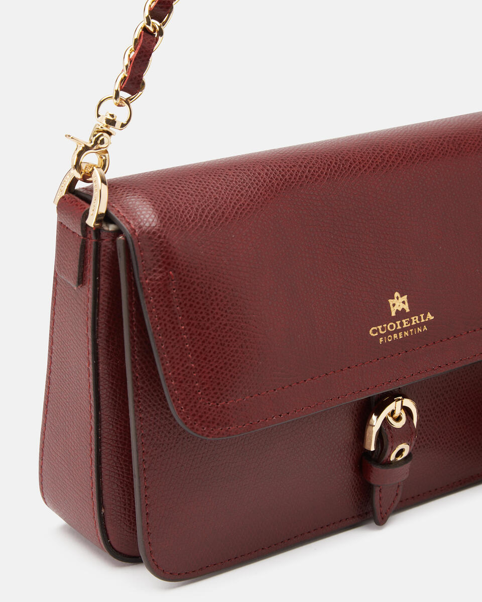 FLAP BAG Bordeaux  - Schultertaschen - Damen Taschen - Tasche - Cuoieria Fiorentina