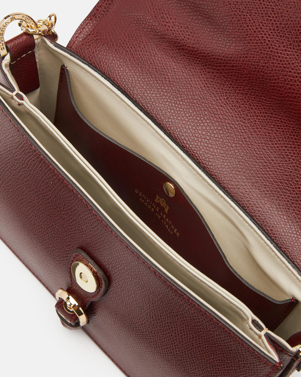 FLAP BAG Bordeaux  - Schultertaschen - Damen Taschen - Tasche - Cuoieria Fiorentina