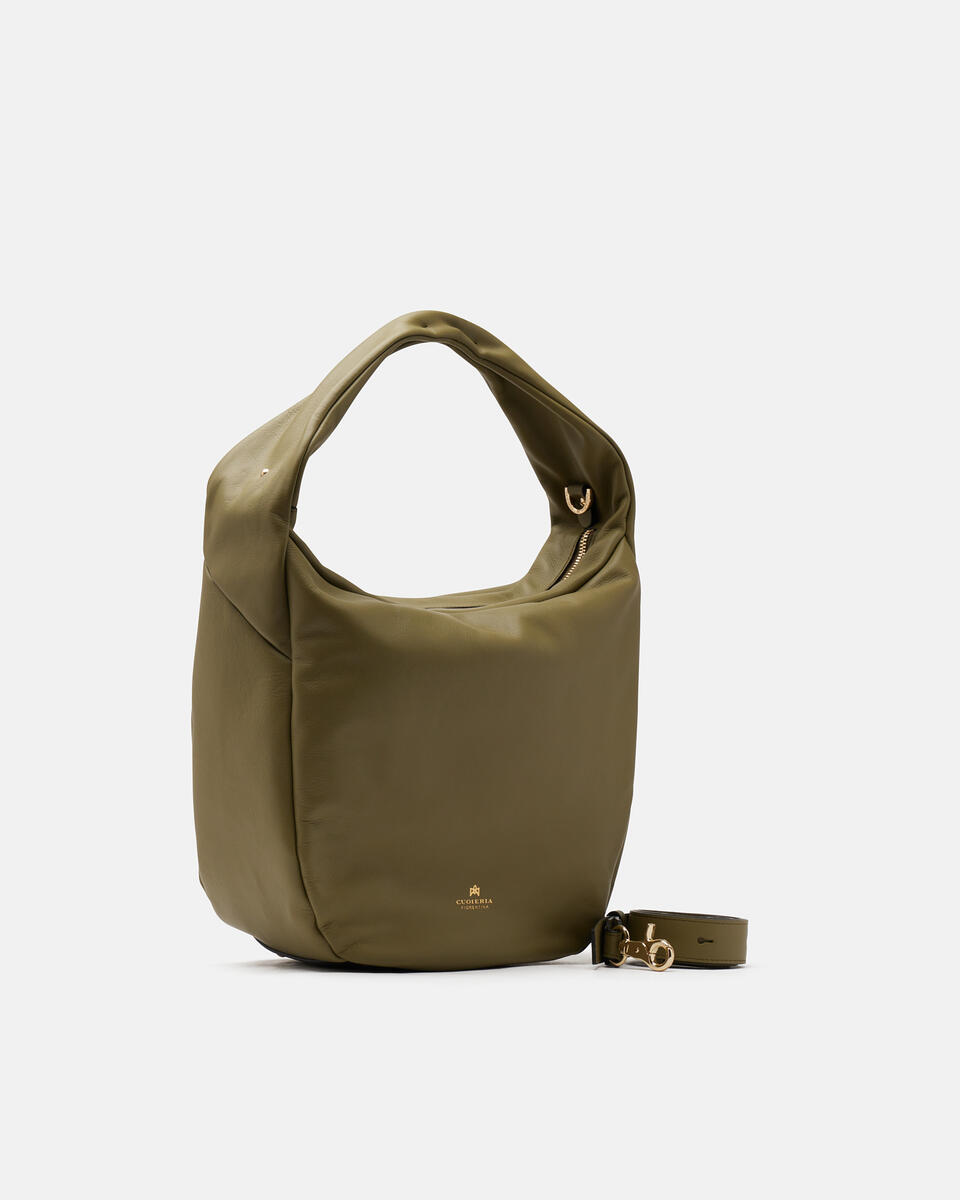 HOBO BAG Olive  - Tasche - Special Price - Cuoieria Fiorentina