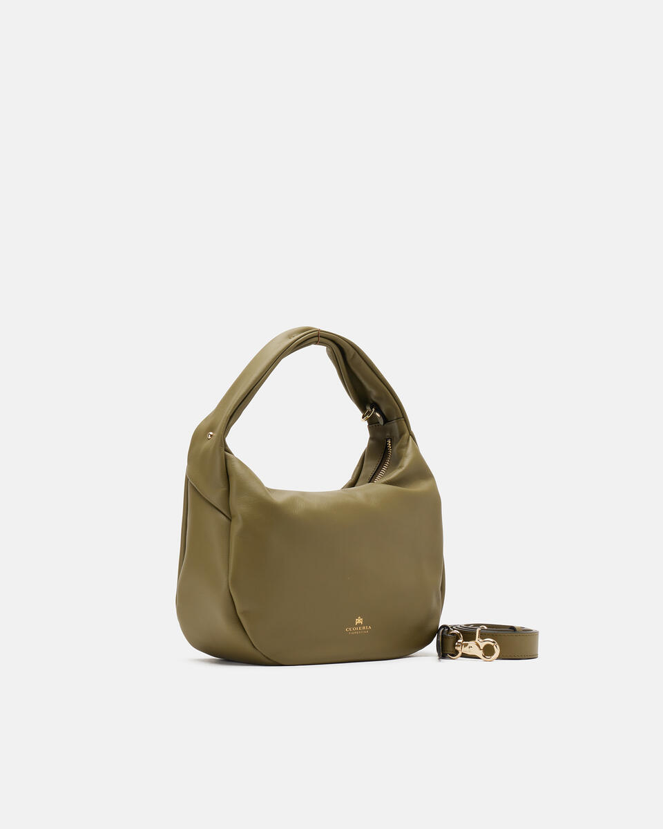 SMALL HOBO BAG Olive  - Tasche - Special Price - Cuoieria Fiorentina