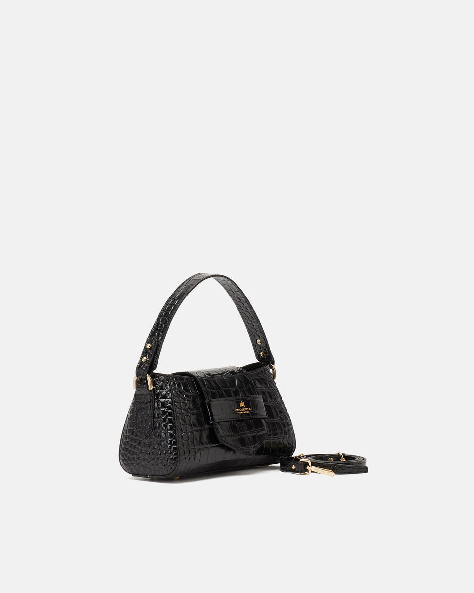 mini handtasche Schwarz  - Mini Bags - Damen Taschen - Tasche - Cuoieria Fiorentina