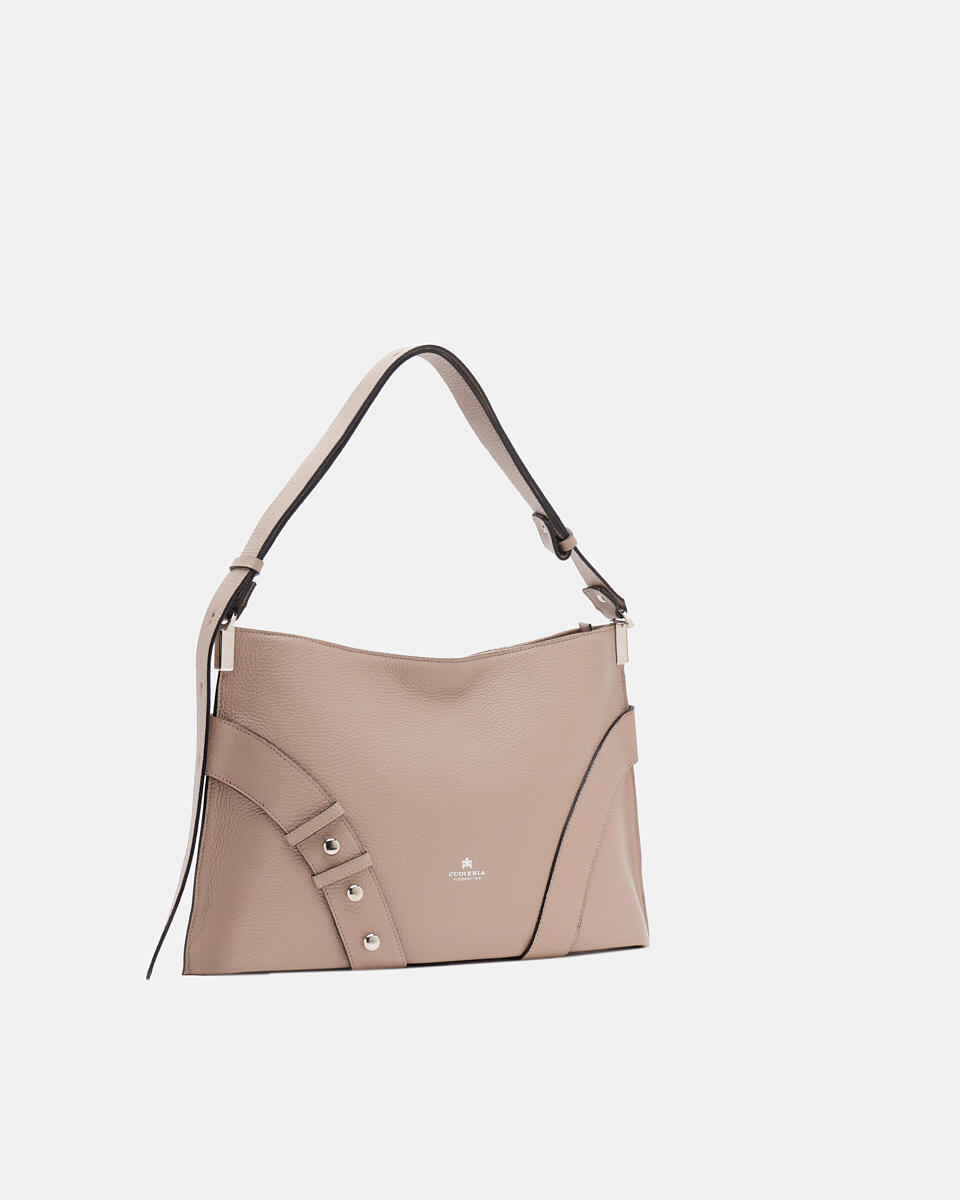 HOBO BAG Taupe  - Tasche - Special Price - Cuoieria Fiorentina