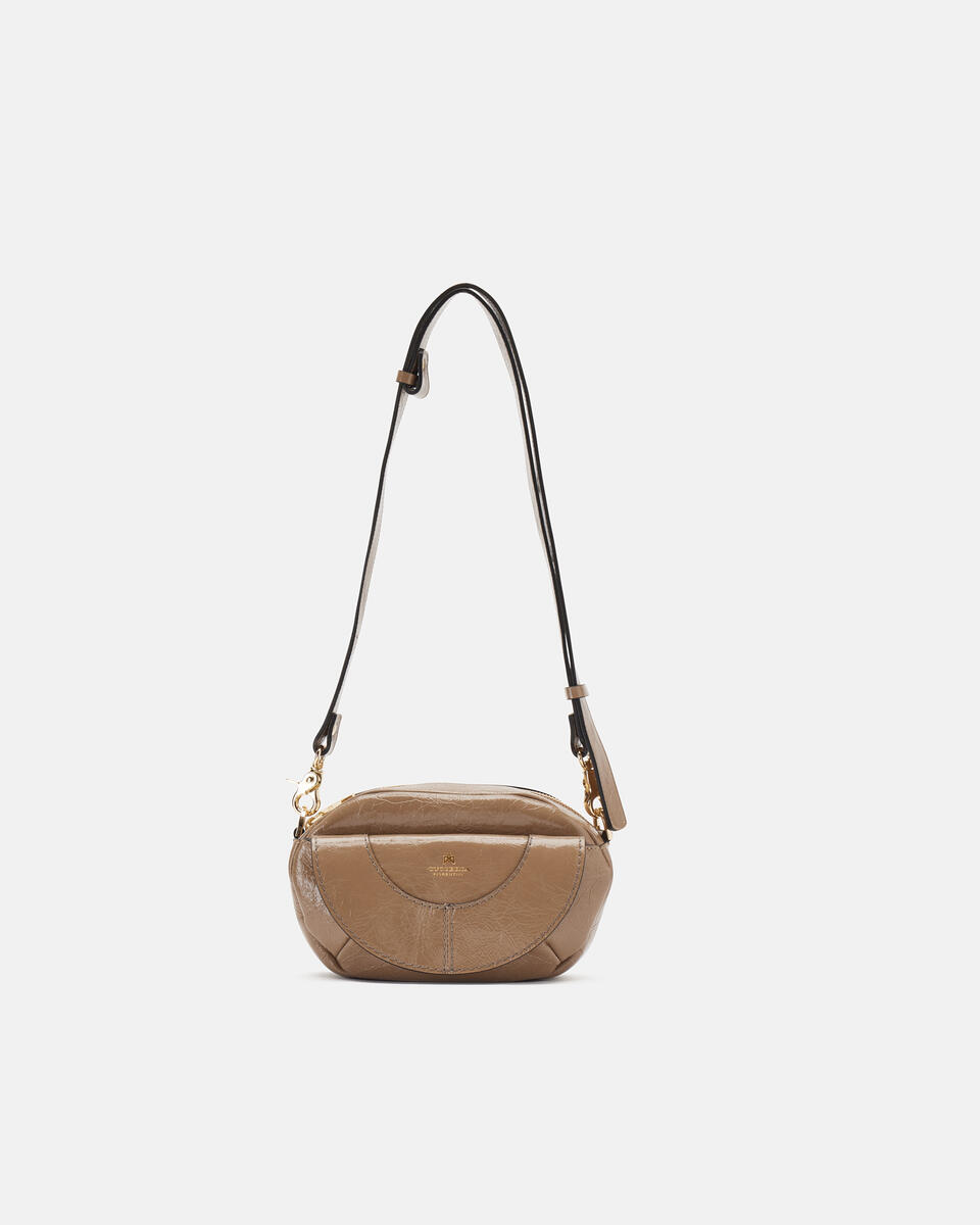 CAMERA BAG Taupe  - Mini Bags - Damen Taschen - Tasche - Cuoieria Fiorentina