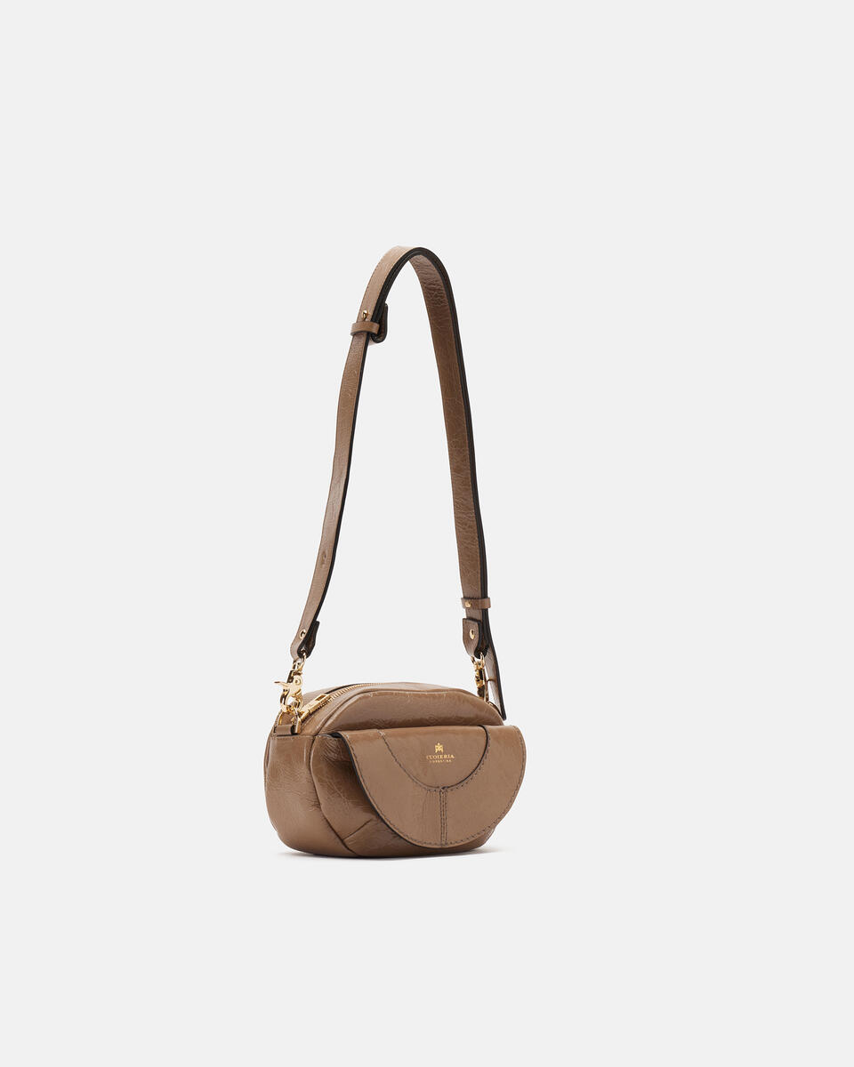 CAMERA BAG Taupe  - Mini Bags - Damen Taschen - Tasche - Cuoieria Fiorentina