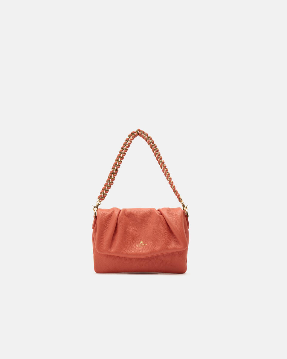 KLEINE MESSENGER Papaya  - Mini Bags - Damen Taschen - Tasche - Cuoieria Fiorentina