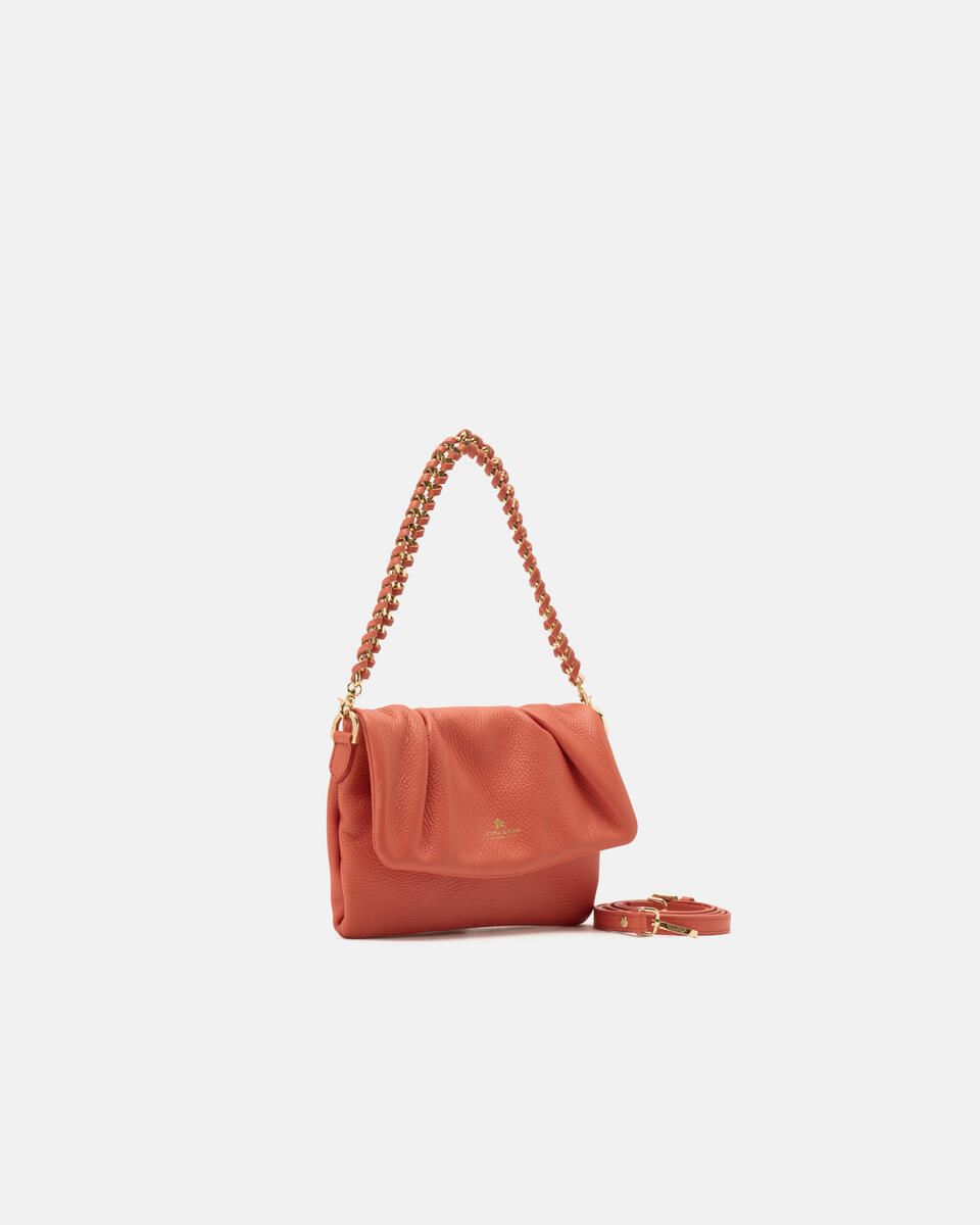 KLEINE MESSENGER Papaya  - Mini Bags - Damen Taschen - Tasche - Cuoieria Fiorentina