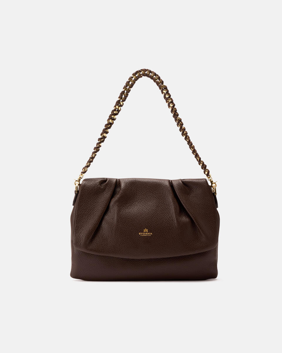 MESSENGER Schokolade  - Schultertaschen - Damen Taschen - Tasche - Cuoieria Fiorentina