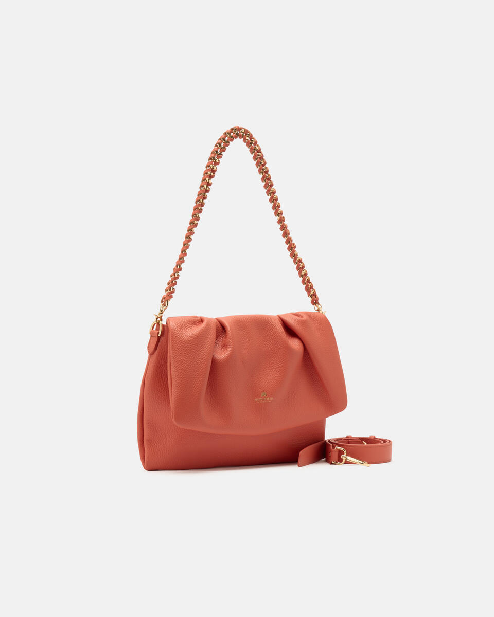 MESSENGER Papaya  - Schultertaschen - Damen Taschen - Tasche - Cuoieria Fiorentina