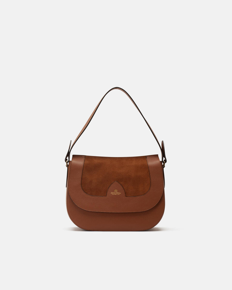 MESSENGER Karamell  - Schultertaschen - Damen Taschen - Tasche - Cuoieria Fiorentina