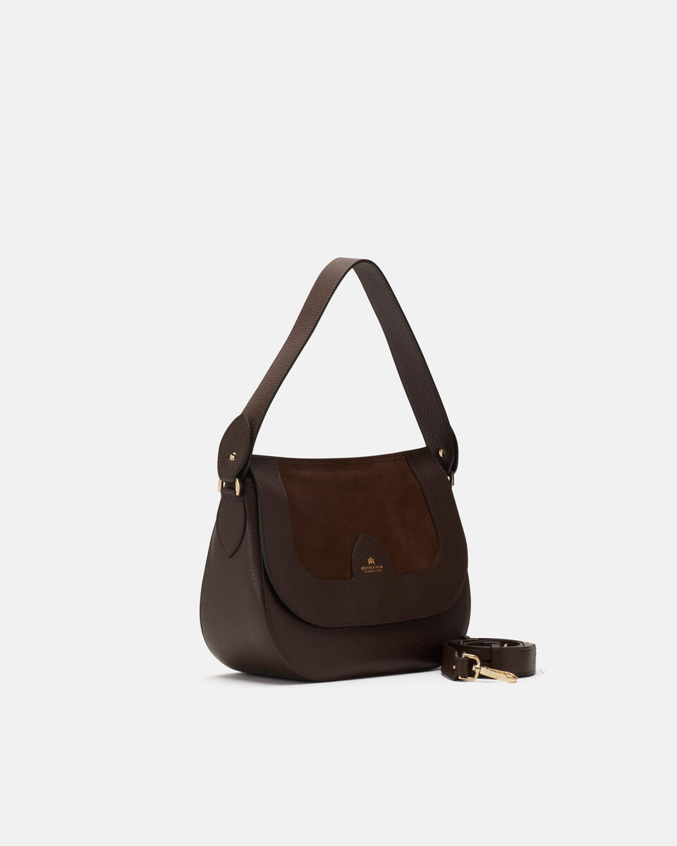 MESSENGER Schokolade  - Schultertaschen - Damen Taschen - Tasche - Cuoieria Fiorentina