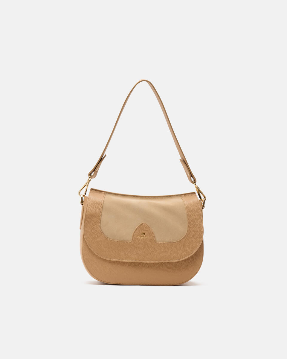 MESSENGER Nude  - Schultertaschen - Damen Taschen - Tasche - Cuoieria Fiorentina