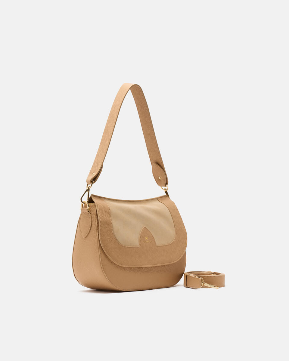 MESSENGER Nude  - Schultertaschen - Damen Taschen - Tasche - Cuoieria Fiorentina