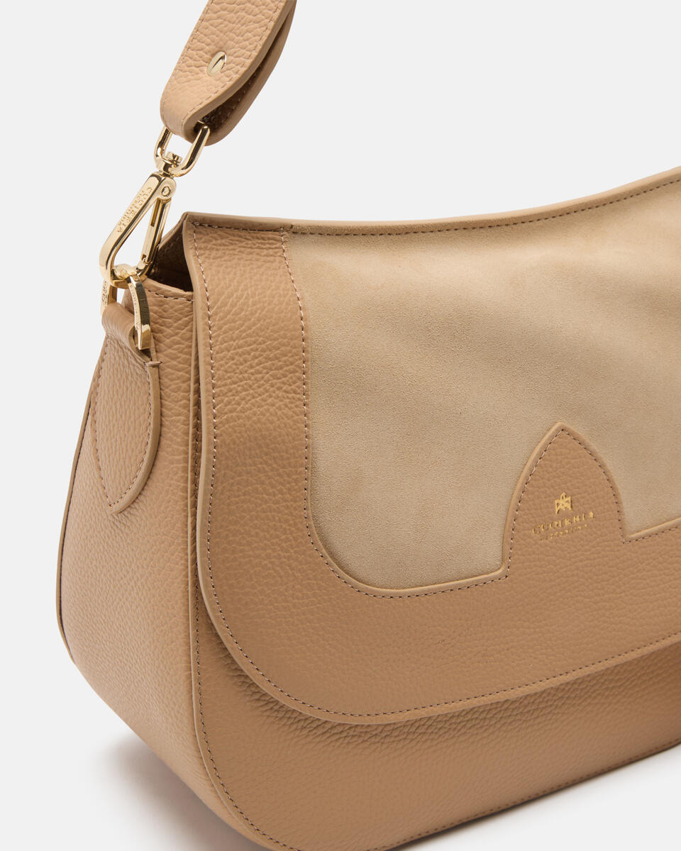 MESSENGER Nude  - Schultertaschen - Damen Taschen - Tasche - Cuoieria Fiorentina