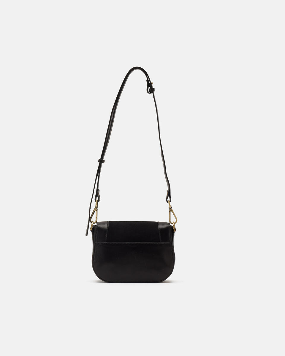 Kleine messenger Schwarz  - Mini Bags - Damen Taschen - Tasche - Cuoieria Fiorentina