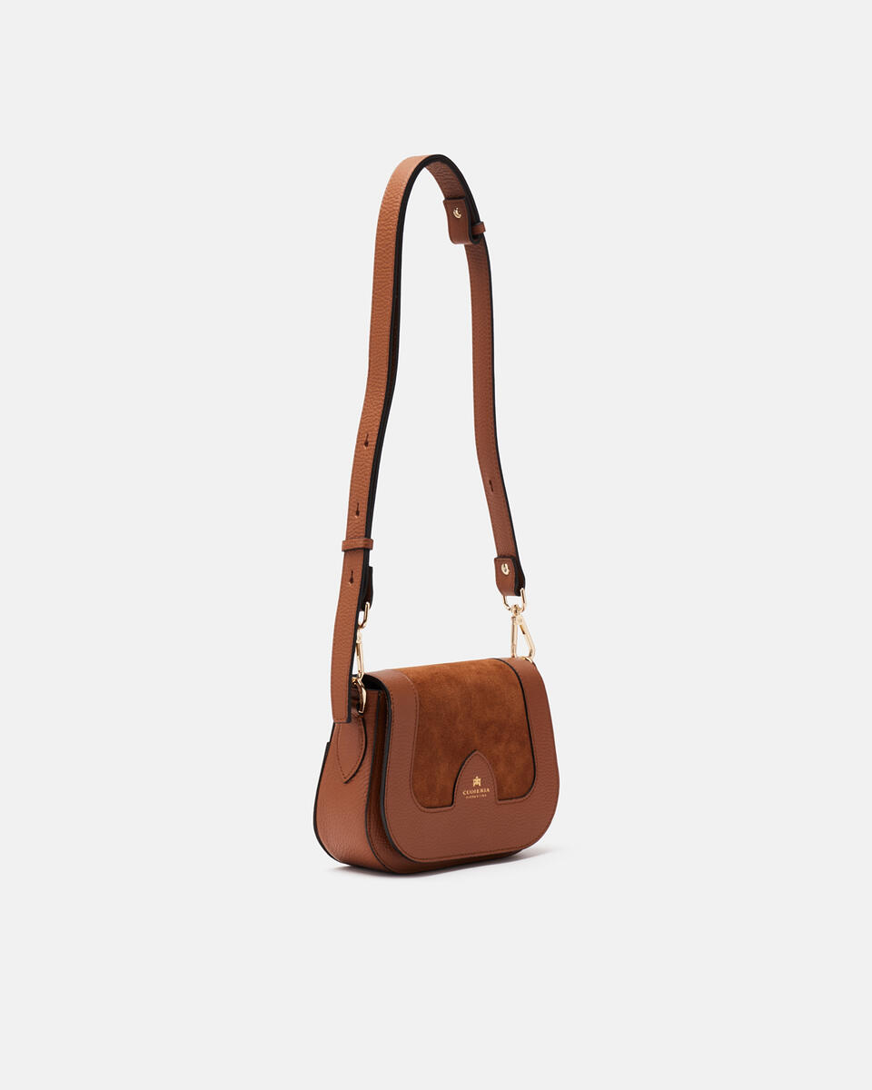 kleine messenger Karamell  - Mini Bags - Damen Taschen - Tasche - Cuoieria Fiorentina