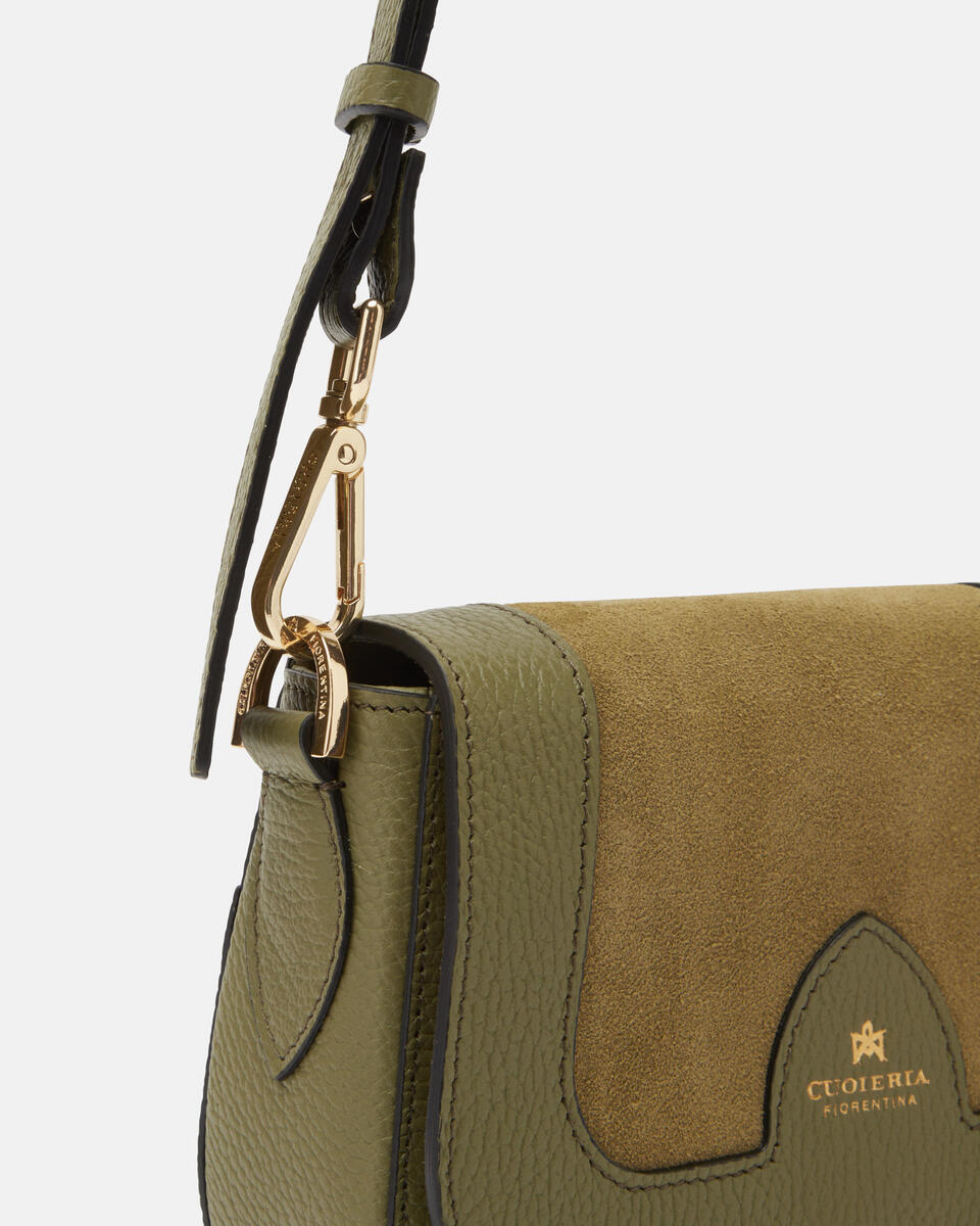 kleine messenger MilitÄr  - Schultergut - Damen Taschen - Tasche - Cuoieria Fiorentina