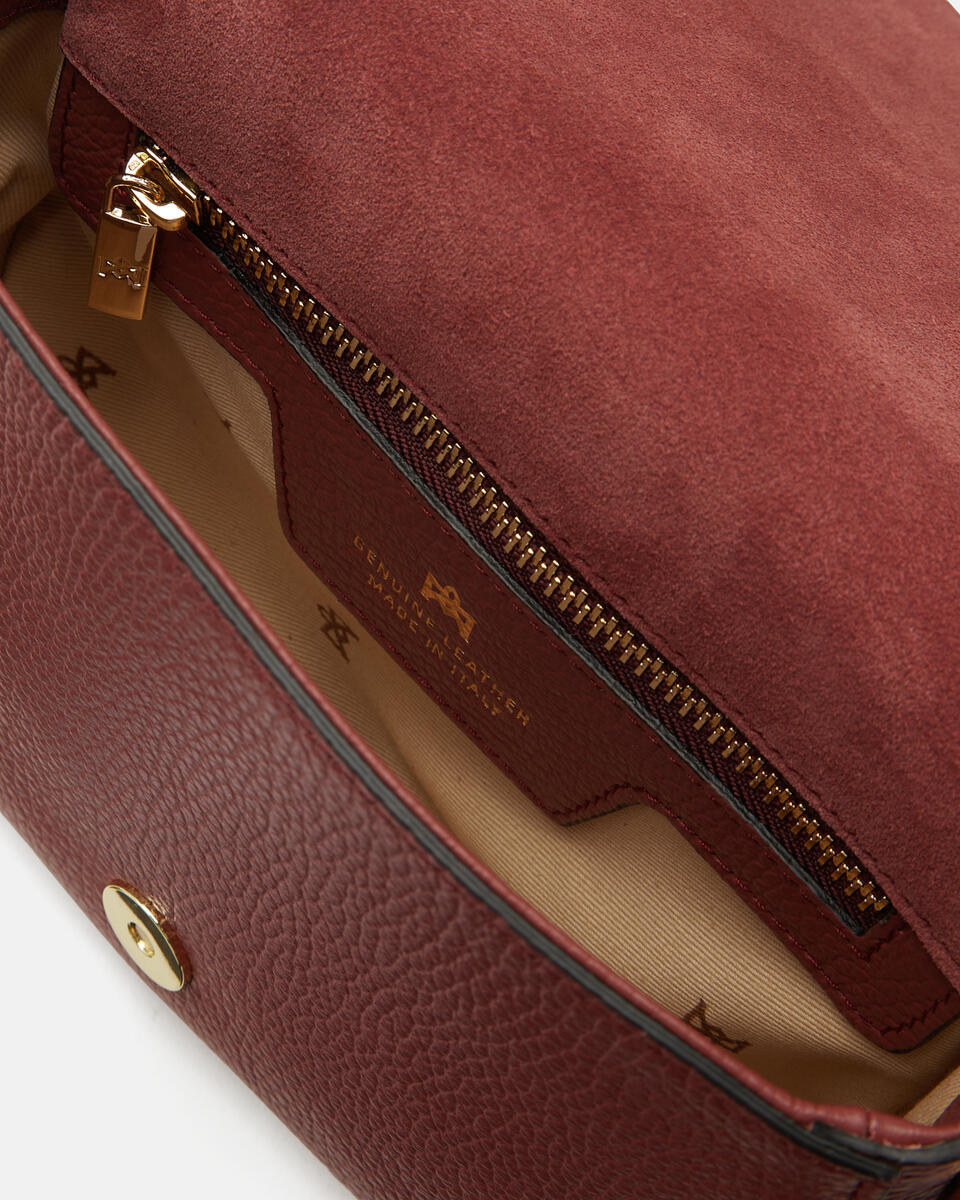 kleine messenger Rosewood  - Mini Bags - Damen Taschen - Tasche - Cuoieria Fiorentina