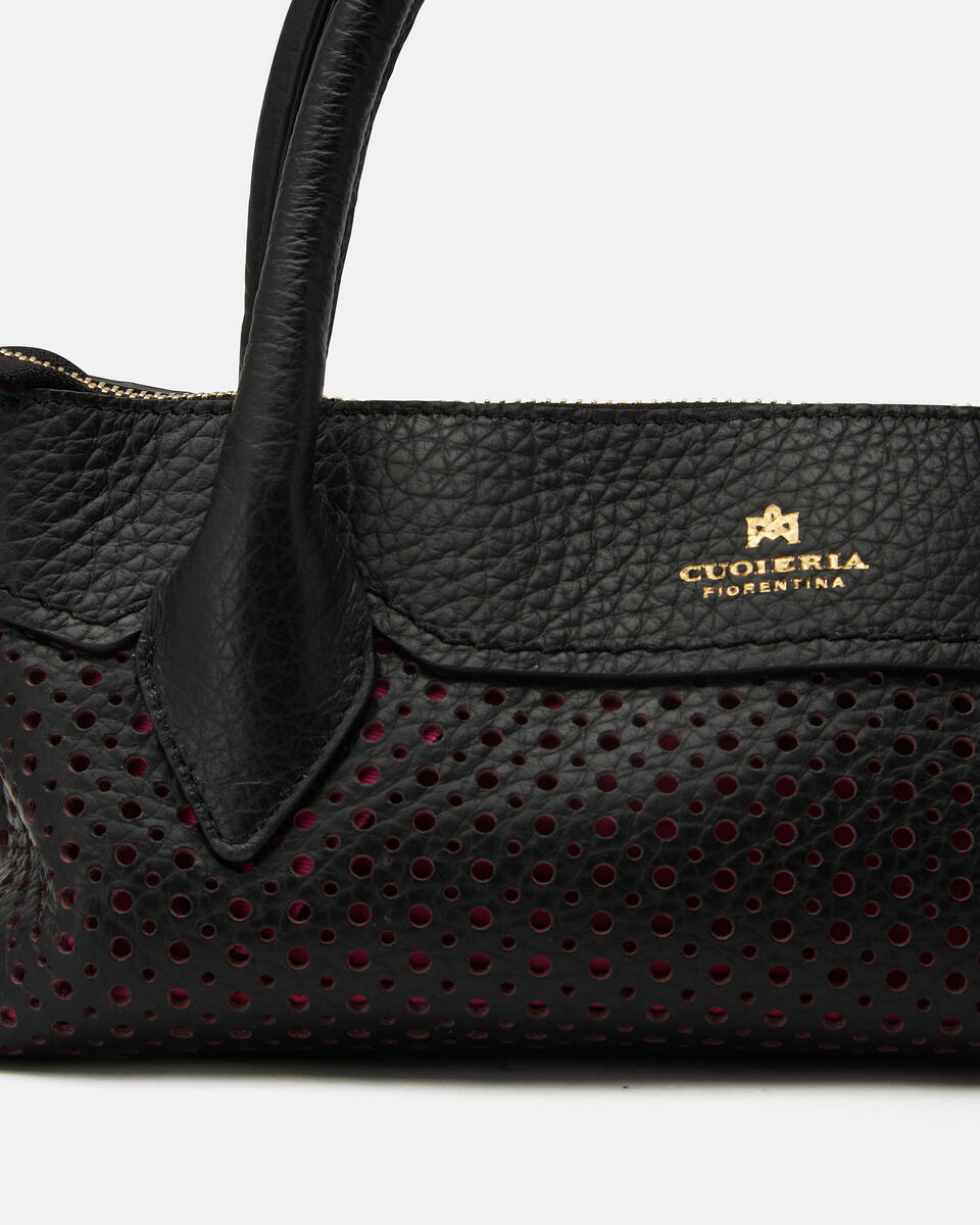 MINI HANDTASCHE Schwarzfuxia  - Mini Bags - Damen Taschen - Tasche - Cuoieria Fiorentina