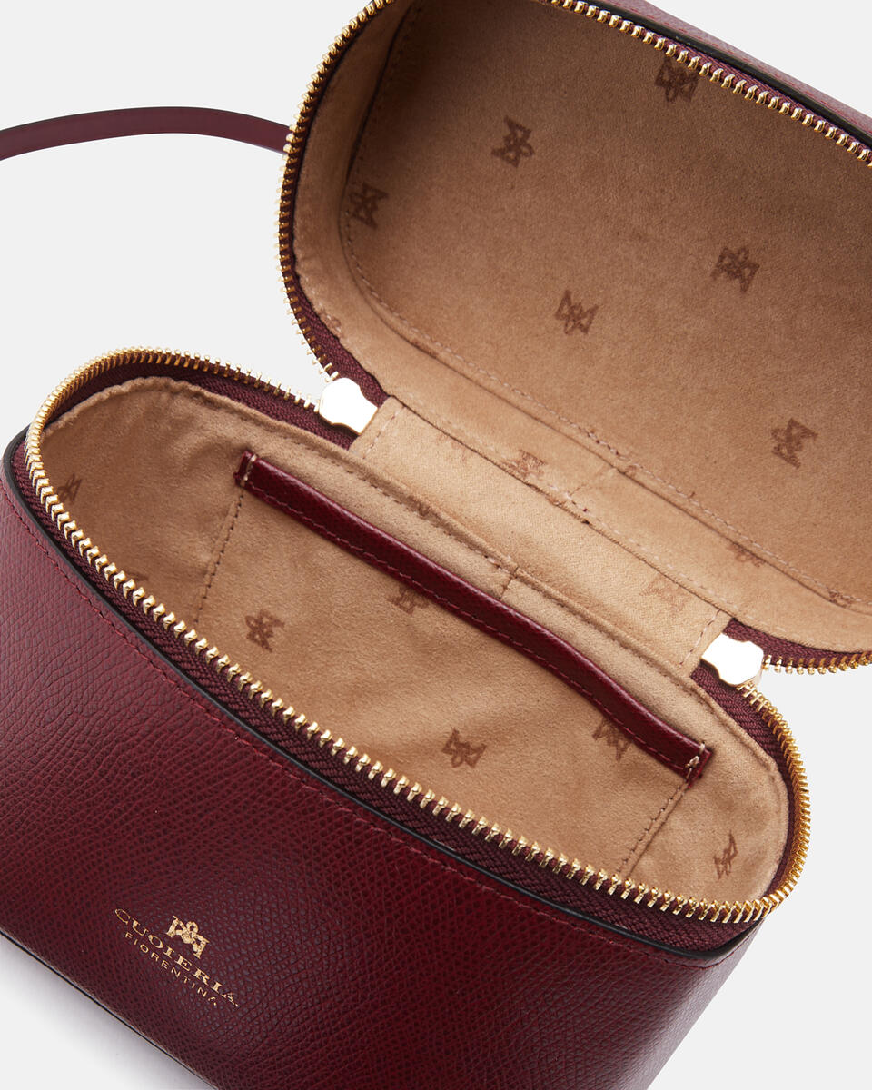 BEAUTY CASE BAG Bordeaux  - Accessori Da Viaggio - Reisentaschen - Cuoieria Fiorentina