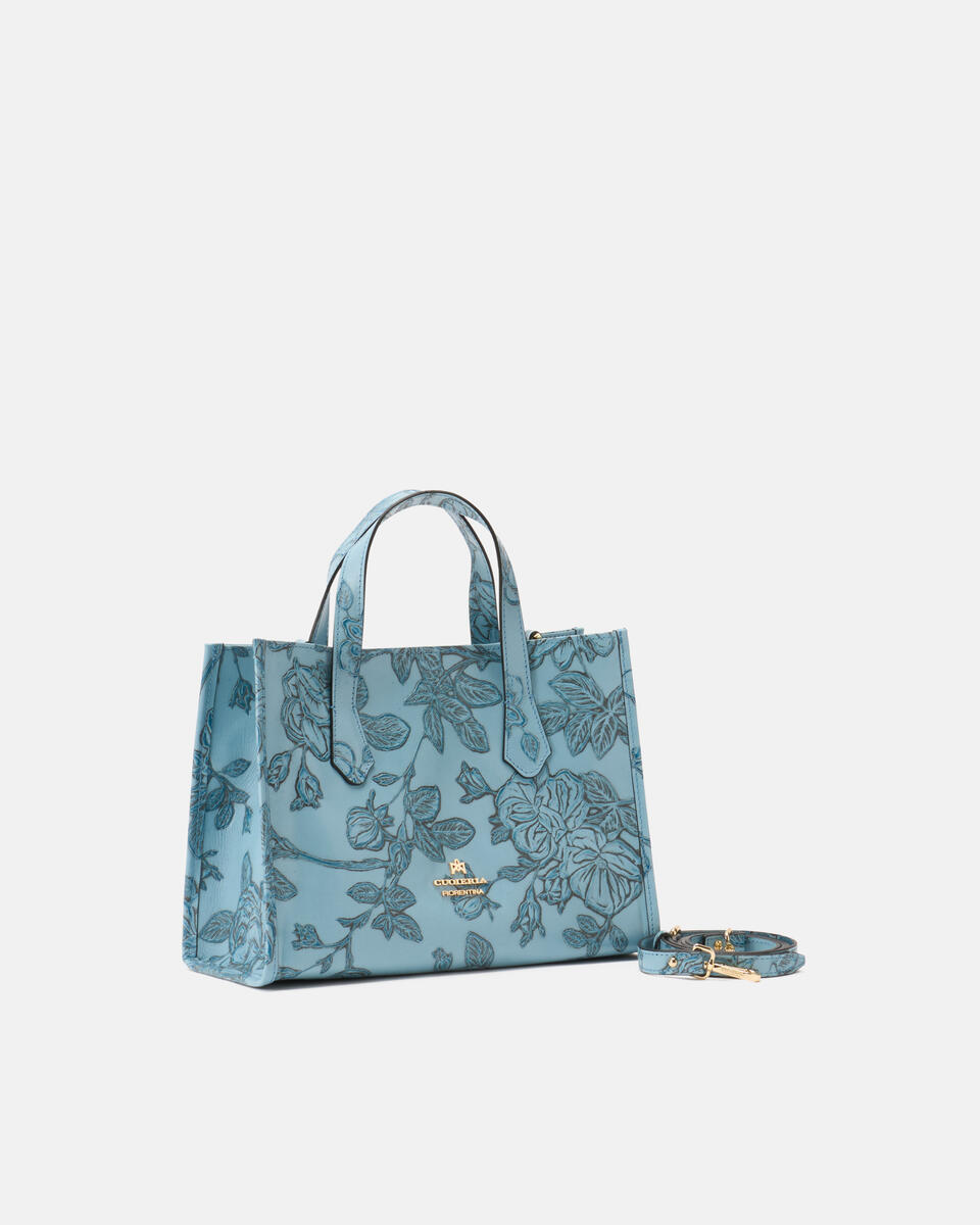 HANDTASCHE Hellblau  - Handtaschen - Damen Taschen - Tasche - Cuoieria Fiorentina