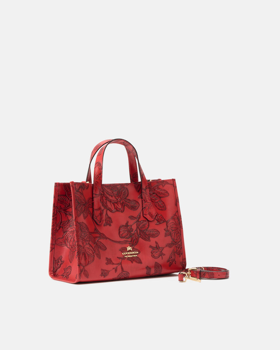 HANDTASCHE Rot  - Handtaschen - Damen Taschen - Tasche - Cuoieria Fiorentina