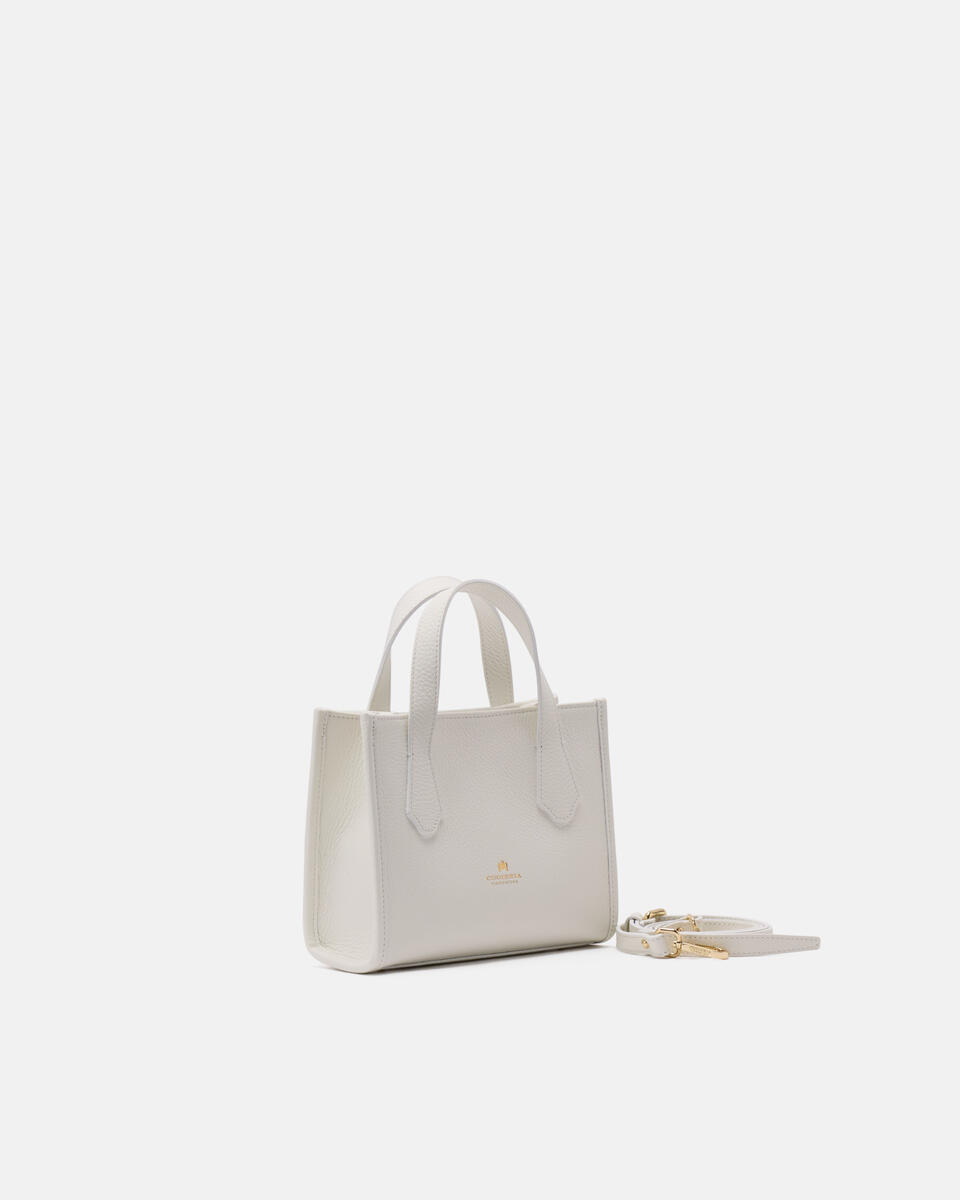 MINI HANDTASCHE Weiss  - Handtaschen - Damen Taschen - Tasche - Cuoieria Fiorentina